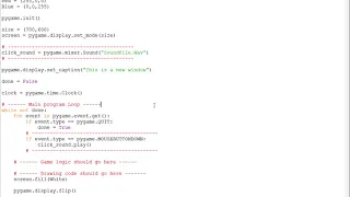 Pygame 09 - Adding Sound
