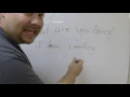 Level 1 Basic English Lesson 9 Doing