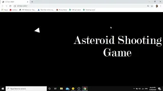 Asteroid Shooting Game Part 1 JavaScript Technical Coding