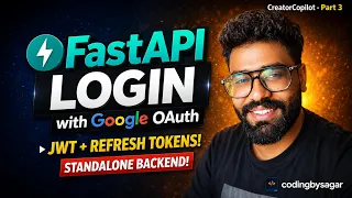 FastAPI Login System with Google OAuth JWT Python Auth Microservice Tutorial