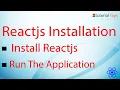 2 Reactjs Installation ReactJs Tutorials How to Install Reactjs on Windows Machine
