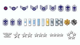 Every Rank in the US Air Force Explained E-1 to 5-Star General