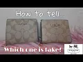 Fake Versus Original Coach Snap Wallet