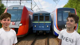 Прокатились на всех Поездах Москвы Челлендж на 90 лет Метро