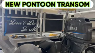 Replacing a Pontoon Transom - And Rebuilding the Stern Structure