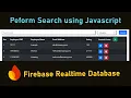 Records in Table Firebase Realtime Database using JavaScript