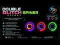 Double Glitch Spinner UI component for Unity 6 URP