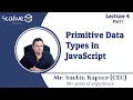 Lecture 4-1 Primitive Data Types in JavaScript - SCALive