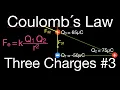 Coulomb s Law 7 of 7 Force on Three Charges Arranged in a Right Triangle
