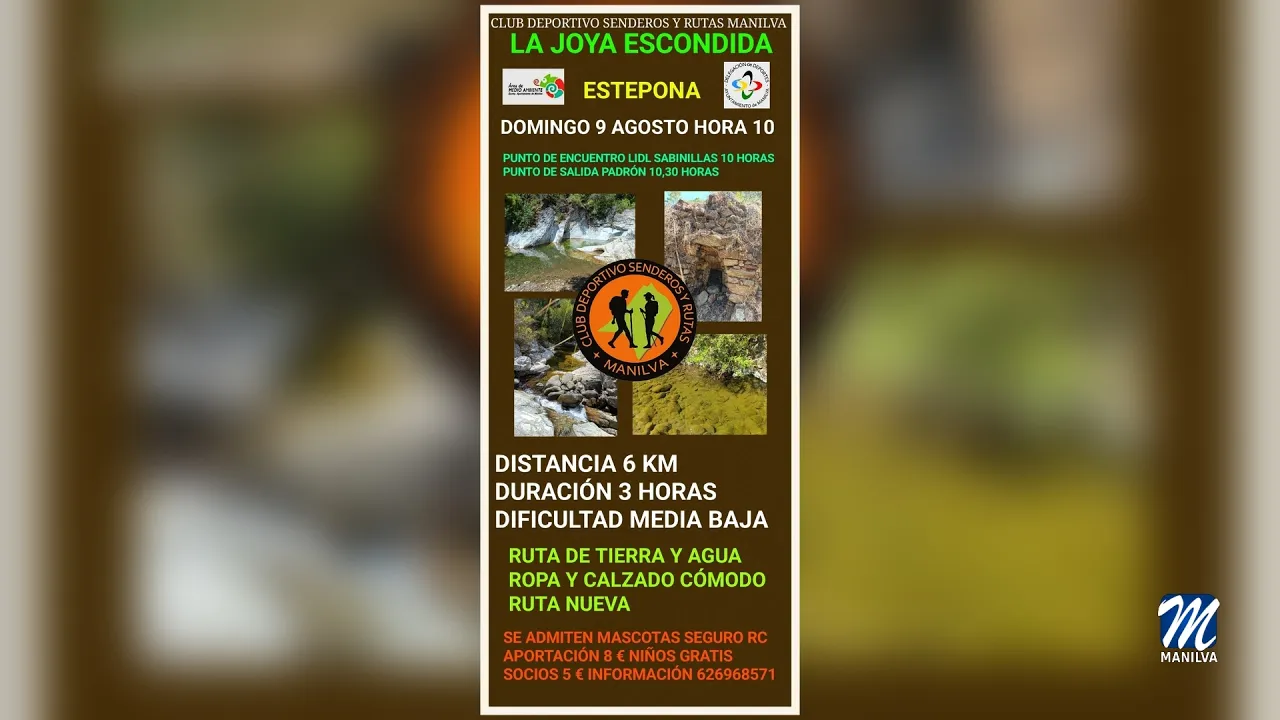 Este domingo tenemos una nueva ruta senderista