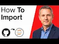 How To Import A GitHub Project Into Jupyter Notebook