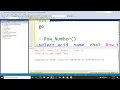TSQL Session 34 SQL Server Ranking Functions and CTE