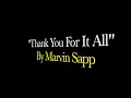 "Thank You For it All" by Marvin Sapp Cover by Andrew McKain