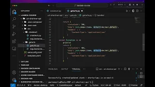 07 - Python Lambda function to GET Shorts-urls from Dynamodb