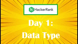 HackerRank Day 1 Data Types Java