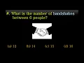 Can you solve the HANDSHAKE PROBLEM
