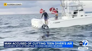Florida man accused of turning off air supply of submerged teen diver