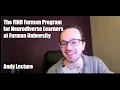 FIND Furman Program for Autistic Neurodiverse Learners at Furman University with Andy Lecture