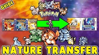 How To KNOW NATURES in POKEMON RED BLUE AND YELLOW TRANSFER them to POKEMON SUN and MOON Guide