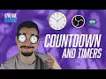 COUNTDOWN TIMER for OBS and Streamlabs for your stream