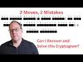 0 for 2 Can I Recover and Solve this Puzzle Solving Cryptogram