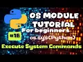 How to Execute System Commands in Python OS Module Tutorial Part 16