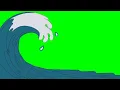 Sea waves Green Screen Animation animationgifs Ocean Wave and Seashore Background Template