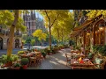 Download Lagu 🎵 Autumn Morning Jazz in Barcelona | Street Jazz Café by Sagrada Familia for Focus \u0026 Calm