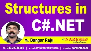 Structures in C C NET Tutorial Mr Bangar Raju
