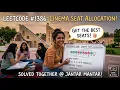 Only 3 Seat Groups Matter LeetCode 1386 Java