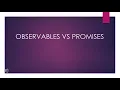 ANGULAR OBSERVABLES VS PROMISES