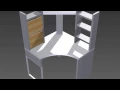 Assembly of IKEA Micke in 3D