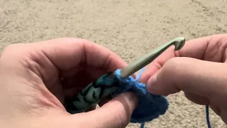 Single crochet invisible decrease left handed tutorial Crochet with Shay