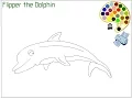 Dolphin Coloring Pages For Kids - Dolphin Coloring Pages