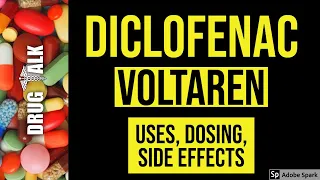 Diclofenac ( Voltaren, Cataflam ): What is Diclofenac Used For, Dosage, Side Effects & Precautions?. 