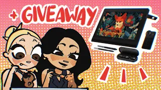 Drawing Tablet Giveaway + painting sculptures w/ Mola