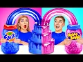 Lagu Rosa VS Azul Desafío de Decoración de Pasteles | Batalla Comestible por Mega DO Challenge