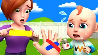 Bebé Quiere una Curita | Canción de Boo Boo | Johnny Johnny Sí Papá | Rosoo Kids