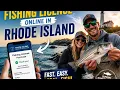 How to get a fishing license online in Rhode Island