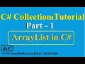 C Net Collections Tutorial Part-1 ArrayList in C Collections