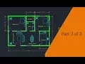 Making a simple floor plan in AutoCAD Part 3 of 3