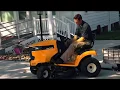 How to change the mower blades on your riding lawn mower Cub Cadet
