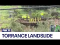 Mudslide in Torrance following substantial rain
