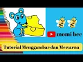 Download Lagu Tikus dan sepotong keju | Menggambar dan mewarnai hewan