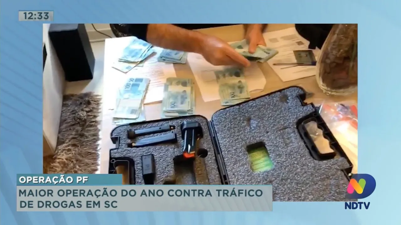 Maior operação contra tráfico de drogas em SC
