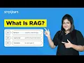 What is Retrieval-Augmented Generation RAG RAG For Beginners RAG Explained Simplilearn