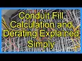 Conduit Fill Calculation and Derating Explained Simply