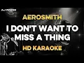 Download Lagu Aerosmith - I Don't Want To Miss A Thing | Karaoke songs with lyrics | Hits Song | HD