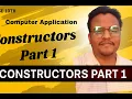 ICSE Class 10 Java Constructors Part-1 Computer Applications