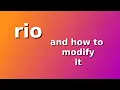 Plan9 s rio and how to modify it